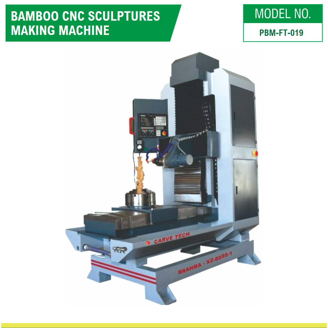 Bamboo Cnc Sculptures Making Machine