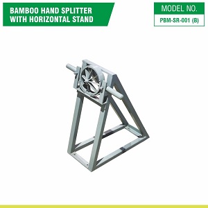 Bamboo Hand Splitter Machine With Horizontal Stand