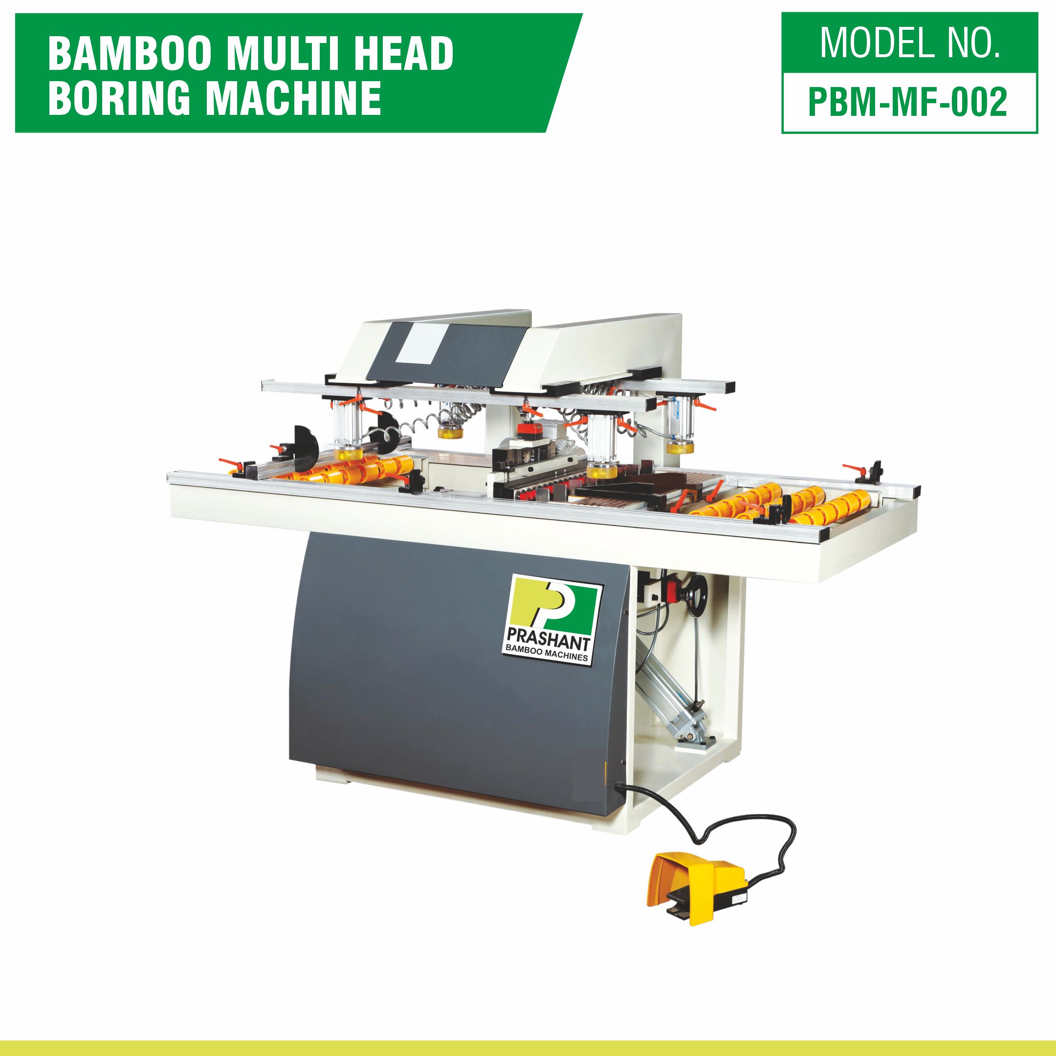 Bamboo Multi Head Boring Machine